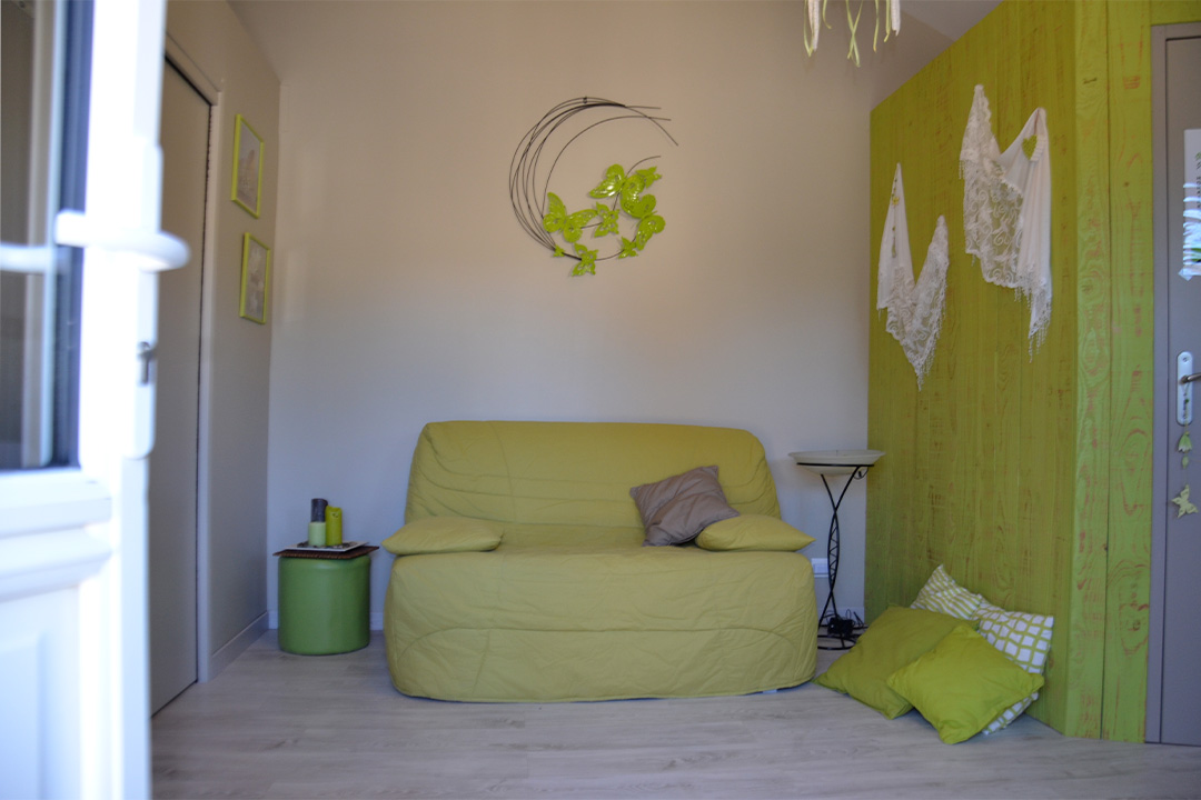 Espace de bien-être invitant à la réflexion et à l’évolution professionnelle, dans une démarche de reconversion ou de diversification.